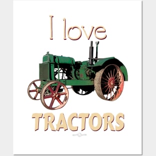 I Love Tractors Hart Parr Posters and Art